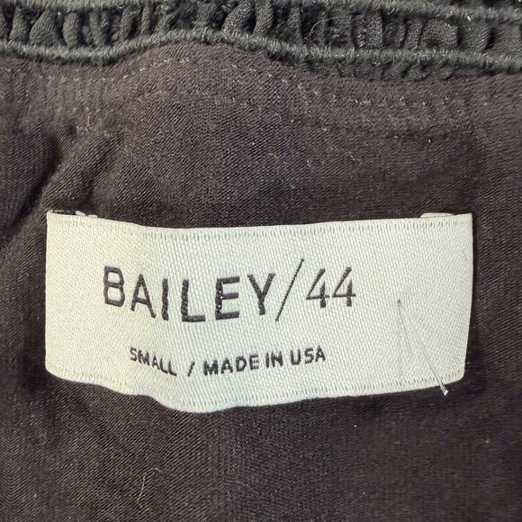 Bailey 44 Velvet Burnout Off Shoulder Blouse Women's Small Black Geometric - Picture 5 of 7